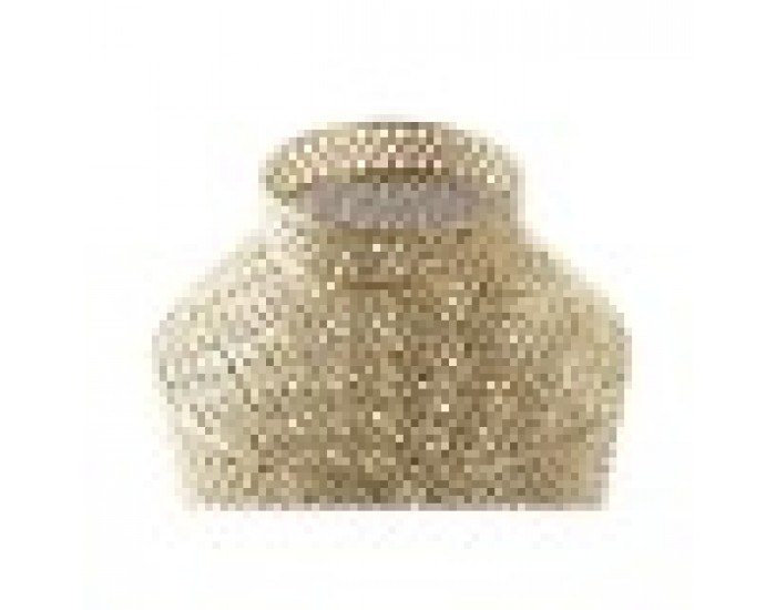 Ваза DKD Home Decor Сив Златен Метал Модерен (25 x 25 x 48 cm)