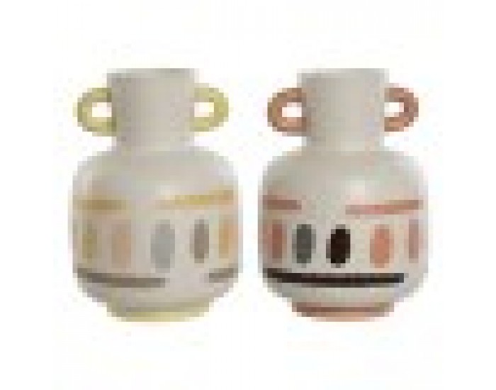 Ваза Home ESPRIT Многоцветен Dolomite 16 x 16 x 22 cm (2 броя)