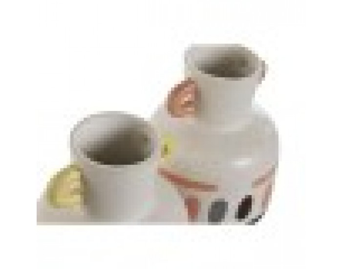 Ваза Home ESPRIT Многоцветен Dolomite 16 x 16 x 22 cm (2 броя)