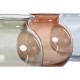 Ваза Home ESPRIT Син Зелен Кехлибар Кристал Модерен 17,5 X 17,5 X 18,2 cm (3 броя) Ваза Home ESPRIT Син Зелен Кехлибар Кристал Модерен 17,5 X 17,5 X 18,2 cm (3 броя)