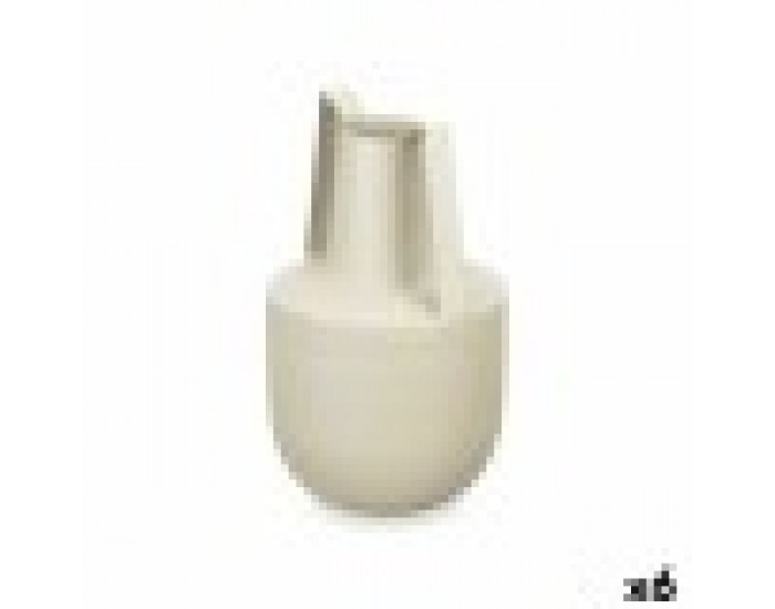 Ваза С дръжки Светло кафяв Стомана 14 x 24 x 14 cm (6 броя)