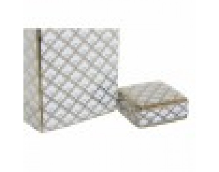 Ваза DKD Home Decor Бял Порцелан Glam (14.5 x 14.5 x 30 cm) Ваза DKD Home Decor Бял Порцелан Glam (14.5 x 14.5 x 30 cm)