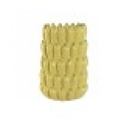 Ваза Home ESPRIT Жълт Керамика Каменинов Тропически 25 x 25 x 38 cm - Вази и Украса за маса