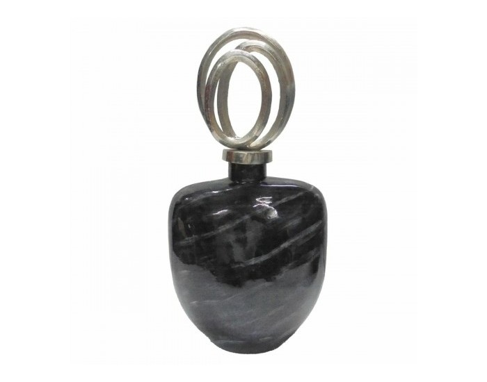 Ваза DKD Home Decor Кристал Сребрист Черен Алуминий Модерен (23 x 13 x 41 cm) Ваза DKD Home Decor Кристал Сребрист Черен Алуминий Модерен (23 x 13 x 41 cm)