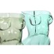 Ваза Home ESPRIT Син Зелен Кристал 18 x 17 x 28 cm (2 броя) Ваза Home ESPRIT Син Зелен Кристал 18 x 17 x 28 cm (2 броя)