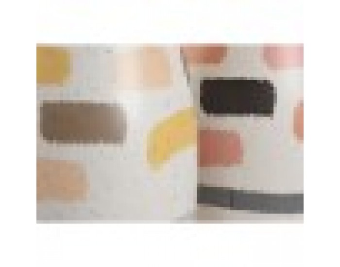 Ваза Home ESPRIT Многоцветен Dolomite 17 x 17 x 35 cm (2 броя)