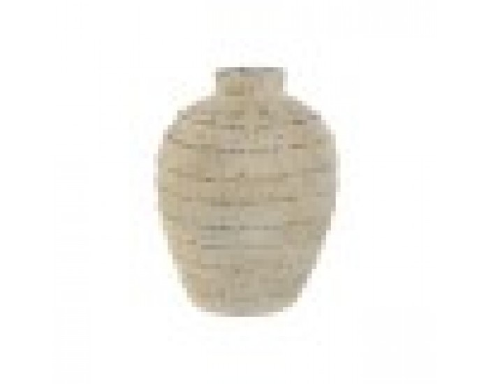 Ваза Home ESPRIT Бял Магнезиев 32 x 32 x 41 cm