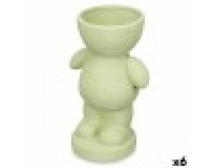 Декоративна фигурка Зелен Dolomite 16 x 25 x 12 cm (6 броя) Ваза Декоративна фигурка Зелен Dolomite 16 x 25 x 12 cm (6 броя) Ваза