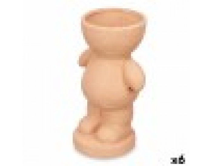 Декоративна фигурка Оранжев Dolomite 16 x 25 x 12 cm (6 броя) Ваза Декоративна фигурка Оранжев Dolomite 16 x 25 x 12 cm (6 броя) Ваза