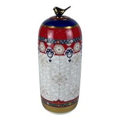 Ваза DKD Home Decor Порцелан Shabby Chic (18 x 18 x 42 cm) - Вази и Украса за маса