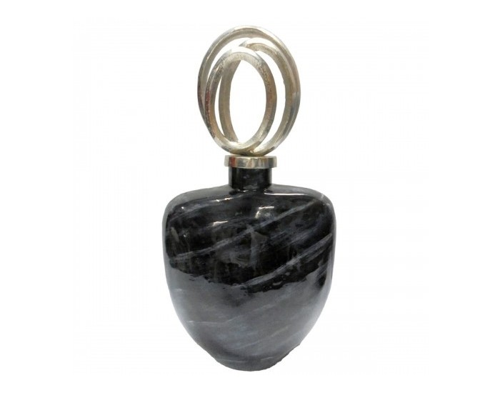 Ваза DKD Home Decor Кристал Черен Алуминий Модерен (28 x 14 x 48 cm) Ваза DKD Home Decor Кристал Черен Алуминий Модерен (28 x 14 x 48 cm)
