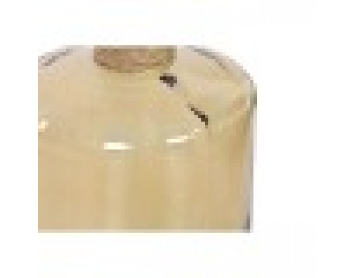 Ваза Home ESPRIT Жълт Въже калено стъкло 25 x 25 x 75 cm