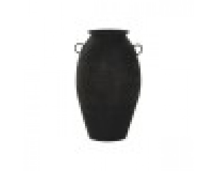 Ваза Home ESPRIT Черен Метал 34,5 x 34,5 x 57 cm