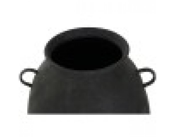 Ваза Home ESPRIT Черен Метал 34,5 x 34,5 x 57 cm