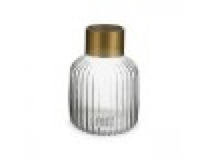 Ваза Прозрачен Златен Cтъкло 14,5 x 22 x 14,5 cm (6 броя)