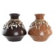 Ваза DKD Home Decor Многоцветен Бамбук Раковини (2 броя) (30 x 30 x 32 cm) Ваза DKD Home Decor Многоцветен Бамбук Раковини (2 броя) (30 x 30 x 32 cm)