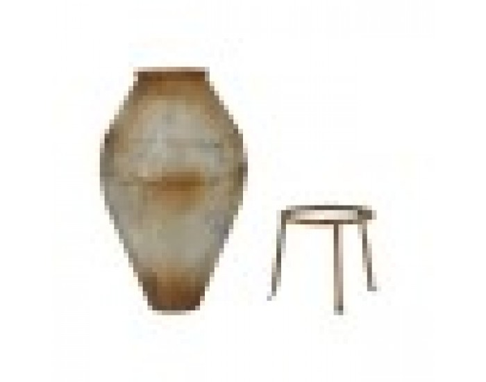 Ваза Home ESPRIT Бежов Метал 49 X 49 X 93 cm Ваза Home ESPRIT Бежов Метал 49 X 49 X 93 cm