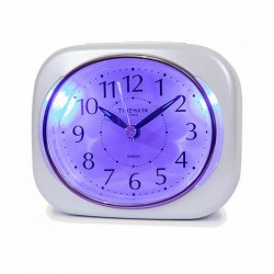 Аналогов будилник Timemark 10 x 8,5 x 4 cm Бял Пластмаса Класически - Часовници за стена и Будилници