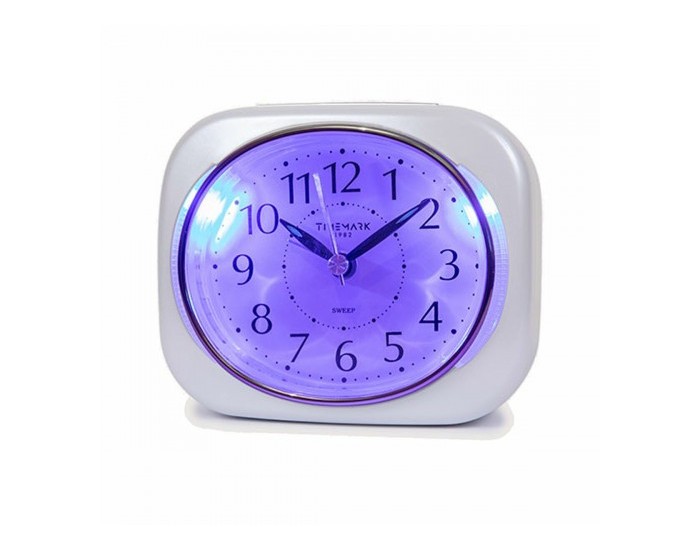 Аналогов будилник Timemark 10 x 8,5 x 4 cm Бял Пластмаса Класически Аналогов будилник Timemark 10 x 8,5 x 4 cm Бял Пластмаса Класически