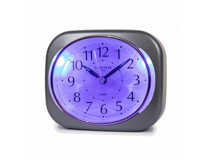 Аналогов будилник Timemark 10 x 8,5 x 4 cm Сив Пластмаса Аналогов будилник Timemark 10 x 8,5 x 4 cm Сив Пластмаса