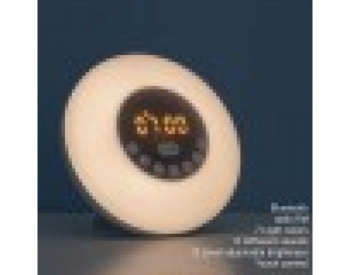 Акумулаторен будилник със симулация на изгрев с високоговорител Sunrilk InnovaGoods