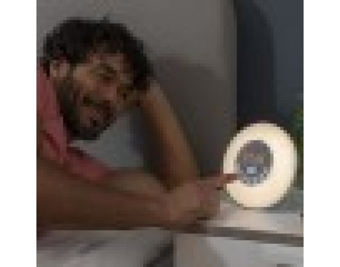 Акумулаторен будилник със симулация на изгрев с високоговорител Sunrilk InnovaGoods