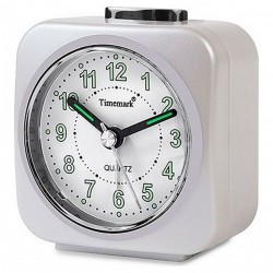 Аналогов будилник Timemark Бял - Часовници за стена и Будилници