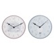 Стенен часовник DKD Home Decor Детски Дървен MDF (2 pcs) (24 x 3 x 24 cm) Стенен часовник DKD Home Decor Детски Дървен MDF (2 pcs) (24 x 3 x 24 cm)