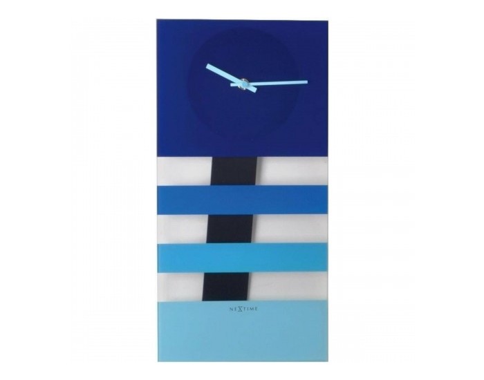 Стенен часовник Nextime 2855BL 38 x 19 cm Стенен часовник Nextime 2855BL 38 x 19 cm