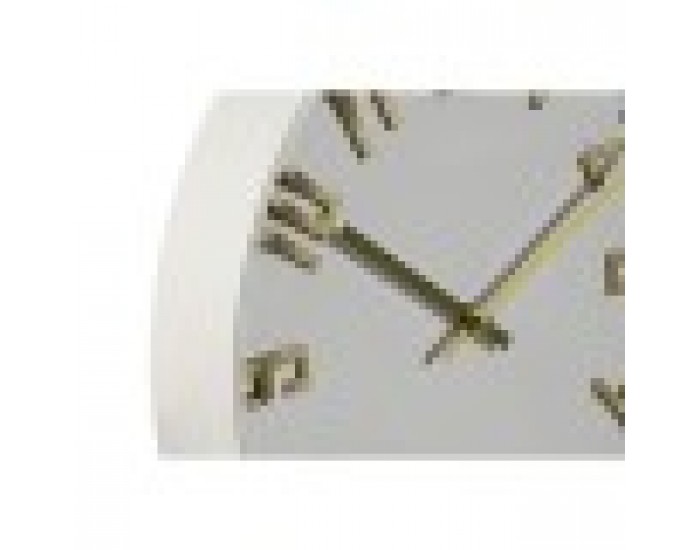Стенен часовник Home ESPRIT Бял Златен Сребрист PVC 30 x 4 x 30 cm (2 броя) Стенен часовник Home ESPRIT Бял Златен Сребрист PVC 30 x 4 x 30 cm (2 броя)