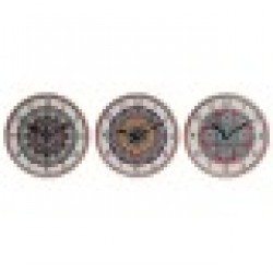 Lauakell Home ESPRIT Керамика Mandala 16 x 1 x 16 cm - Часовници за стена и Будилници