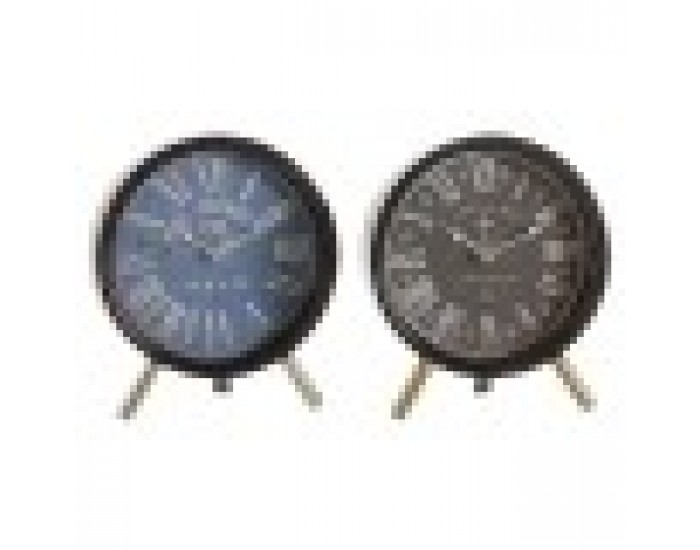 Lauakell DKD Home Decor Кристал Черен Син Метал (20,5 x 5 x 24 cm) (2 броя)