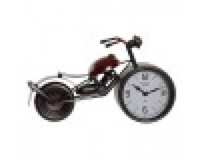 Lauakell Home ESPRIT Червен Метал Кристал Дървен MDF Мото Vintage 32,5 x 10 x 18 cm