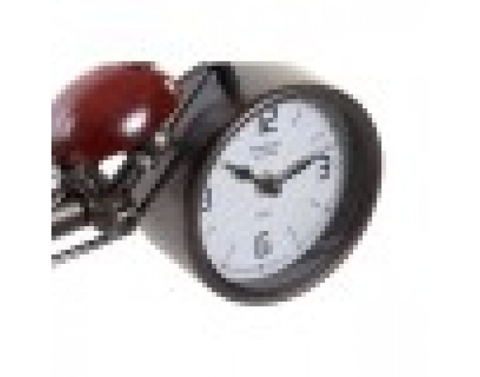 Lauakell Home ESPRIT Червен Метал Кристал Дървен MDF Мото Vintage 32,5 x 10 x 18 cm