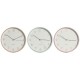 Стенен часовник Home ESPRIT Корал Мента Люляк PVC 25,5 x 4,3 x 25,5 cm (3 броя) Стенен часовник Home ESPRIT Корал Мента Люляк PVC 25,5 x 4,3 x 25,5 cm (3 броя)