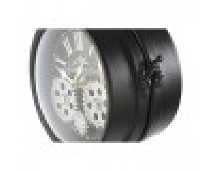 Lauakell Home ESPRIT Бял Черен Сребрист Метал Кристал 18 x 17 x 40,5 cm