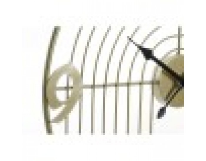 Стенен часовник DKD Home Decor Черен Златен Метал (45 x 3 x 45 cm)