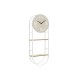 Стенен часовник DKD Home Decor Естествен Метал MDF Бял (25,5 x 11,5 x 71 cm)