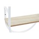 Стенен часовник DKD Home Decor Естествен Метал MDF Бял (25,5 x 11,5 x 71 cm)