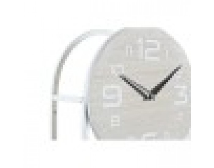 Стенен часовник DKD Home Decor Естествен Метал MDF Бял (25,5 x 11,5 x 71 cm)