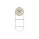 Стенен часовник DKD Home Decor Естествен Метал MDF Бял (25,5 x 11,5 x 71 cm)