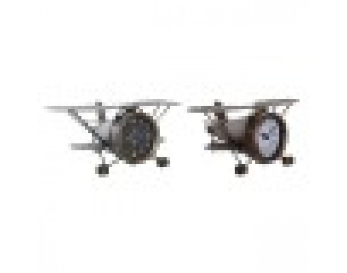 Lauakell DKD Home Decor 35 x 21 x 14 cm Самолет Кристал Алуминий Желязо (2 броя) Lauakell DKD Home Decor 35 x 21 x 14 cm Самолет Кристал Алуминий Желязо (2 броя)