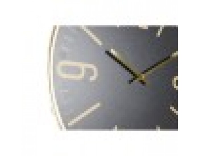 Стенен часовник DKD Home Decor Черен MDF Желязо (40 x 4 x 40 cm)