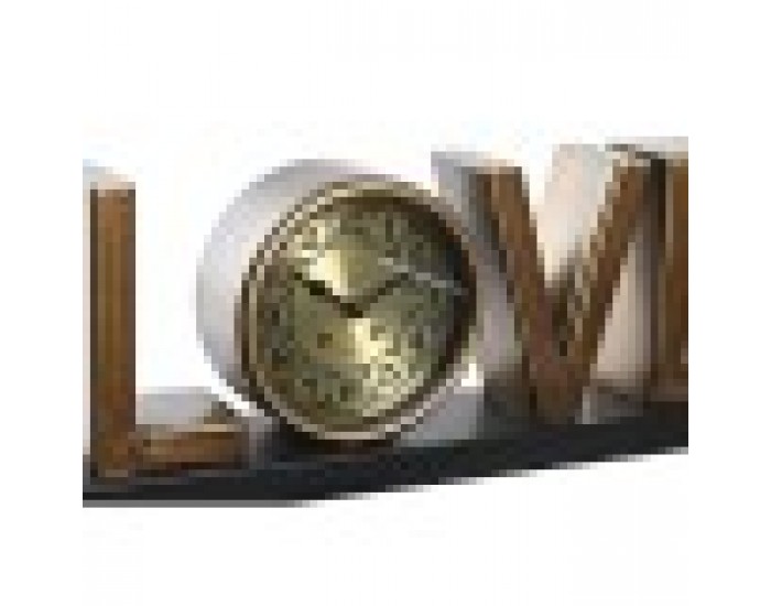 Lauakell DKD Home Decor Love Мед Сребрист Желязо (39 x 8 x 15 cm) (2 броя) Lauakell DKD Home Decor Love Мед Сребрист Желязо (39 x 8 x 15 cm) (2 броя)