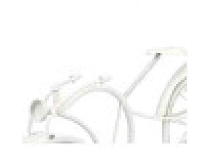 Lauakell Колело Бял Метал 40 x 19,5 x 7 cm (4 броя)