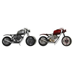 Lauakell DKD Home Decor Мотоциклет Желязо (2 pcs) (44 x 13.5 x 23 cm) - Часовници за стена и Будилници