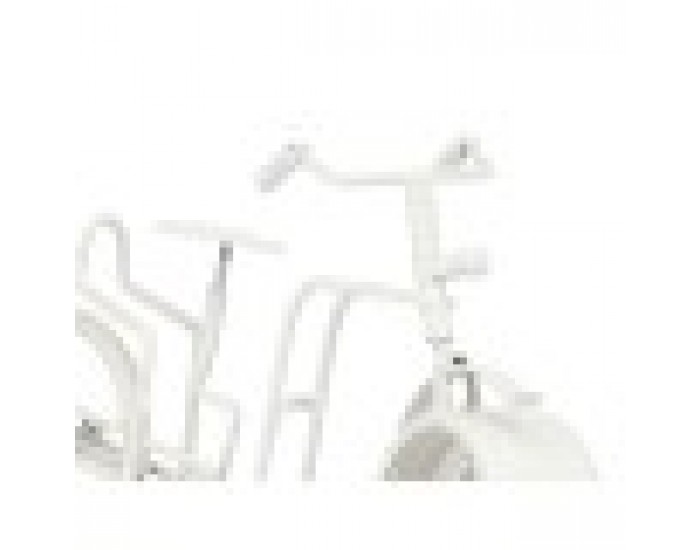 Lauakell Колело Бял Метал 33 x 21 x 4 cm (4 броя)