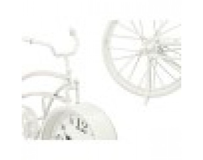 Lauakell Колело Бял Метал 42 x 24 x 10 cm (4 броя)