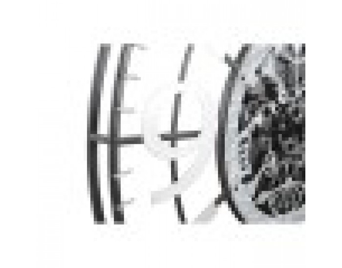 Стенен часовник DKD Home Decor Сребрист Черен Желязо (80 x 7 x 80 cm)