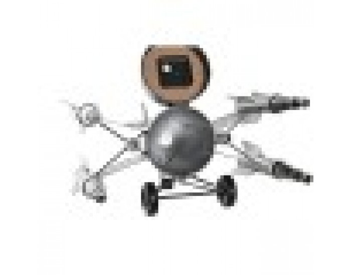 Lauakell DKD Home Decor Сребрист Златен Желязо Малък Самолет (38,5 x 28 x 19,5 cm) (2 броя)